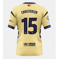 Stroje piłkarskie Barcelona Andreas Christensen #15 Koszulka Wyjazdowej 2025-26 Krótki Rękaw